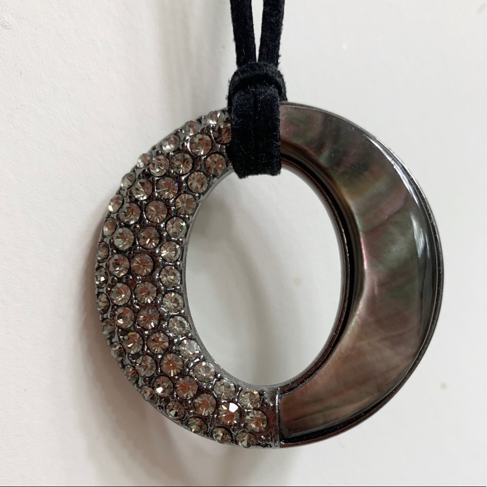 Lia Sophia, Kiam crystal, mother of pearl necklace